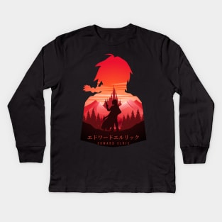 Edward Elric Kids Long Sleeve T-Shirt